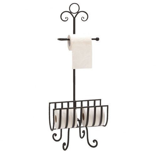 Simplify Bath Bliss Free-Stand Toilet Paper Holder and Reserve ...