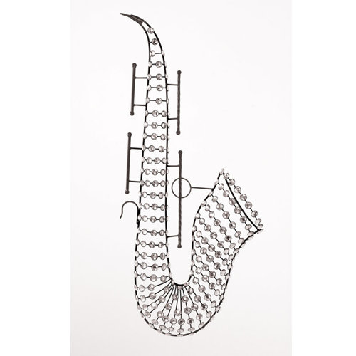 Woodland Imports Metal Saxophone Wall Décor & Reviews Wayfair