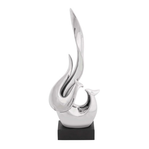 Woodland Imports Ceramic Royal Abstract Sculpture & Reviews Wayfair