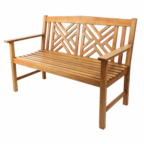 Alpine Metal Garden Bench & Reviews 