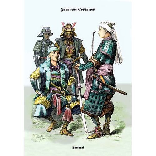 Japanese Costumes Samurai Painting Print by Buyenlarge