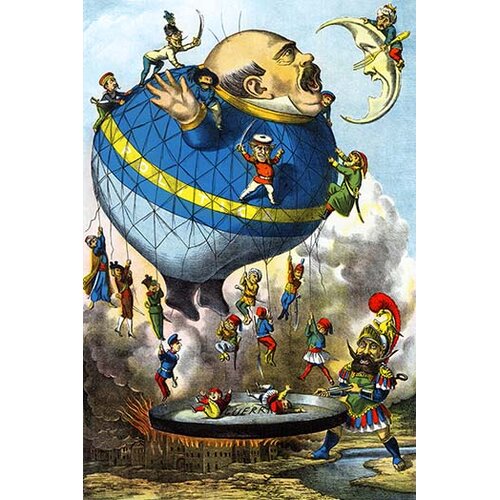 Italian Balloon Cartoon Graphic Art by Buyenlarge