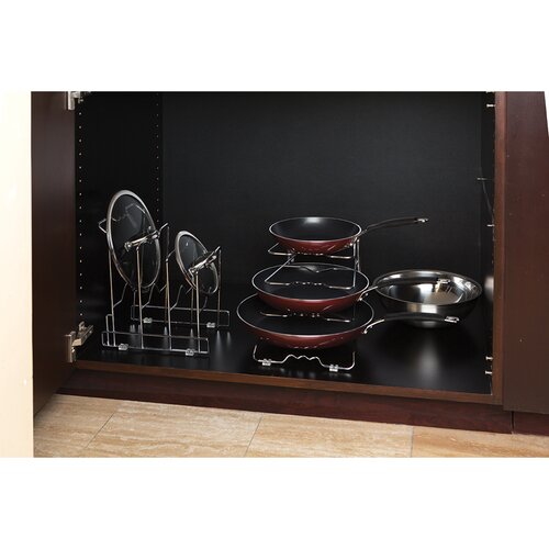 Classics 4 Tier Pan Organizer Rack by Seville Classics