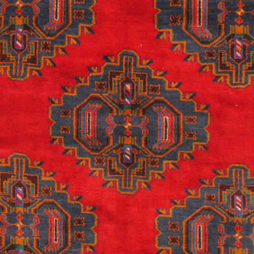 Balouchi Red/Blue Area Rug Wayfair