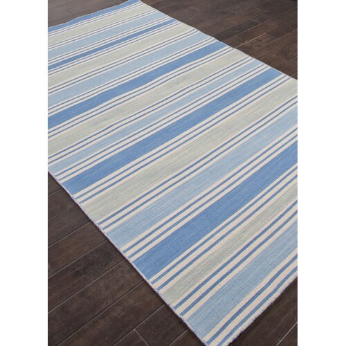 Pura Vida Blue/Gray Stripe Area Rug by JaipurLiving