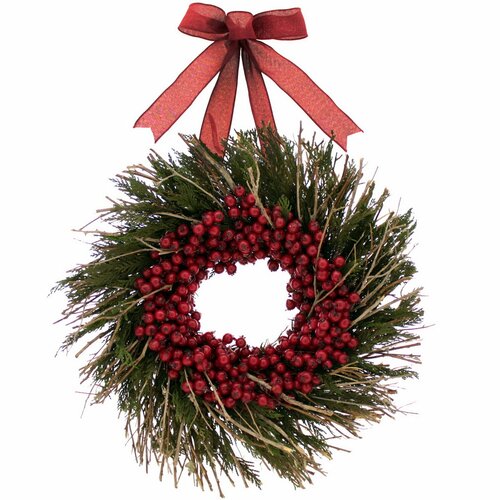 Urban Florals Cranberry Delight Wreath