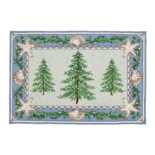 Peking Handicraft Beach Holiday Hook Area Rug