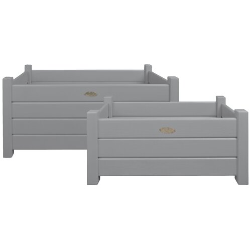 EsschertDesign 2 Piece Rectangular Planter Set