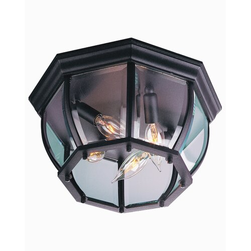 Jeremiah Bent Glass 4 Light Flush Mount