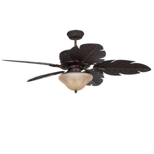 Ellington 52" Pineapple 5 Blade Ceiling Fan with Wall Remote & Reviews