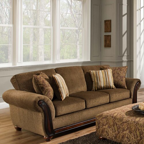 Cornell Chestnut Sofa by Chelsea Home