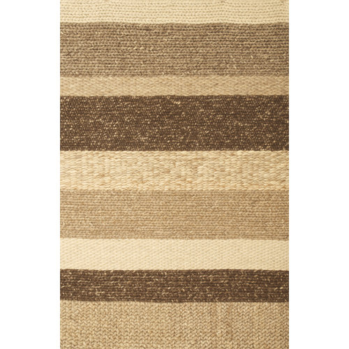 Atlas Brown/Tan Stripe Area Rug Wayfair