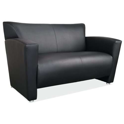 OfficeSource Tribeca Leather Loveseat