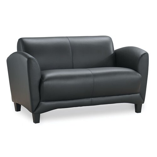 Manhattan Leather Settee by OfficeSource