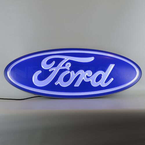 Lighted ford oval #9