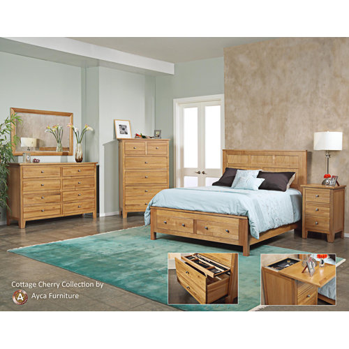 AYCA Furniture Cottage Panel Customizable Bedroom Set & Reviews Wayfair