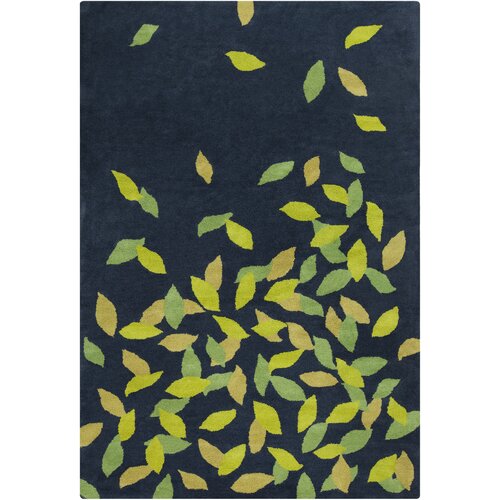 Filament LLC Cinzia Navy Blue / Green Area Rug