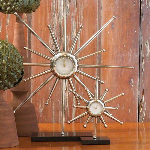 Star Mantel Tabletop Clock by Global Views