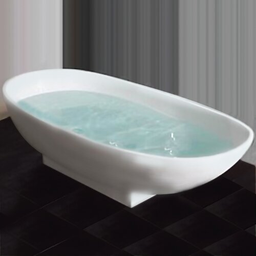 65 L x 34 W Pedestal Soaking Bathtub by Cambridge Plumbing