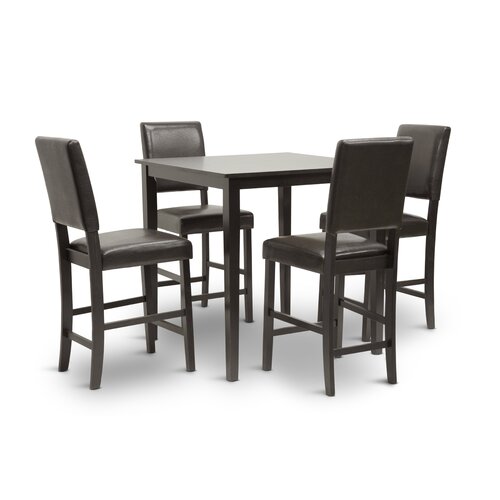 Wholesale Interiors Love 5 Piece Counter Height Dining Set