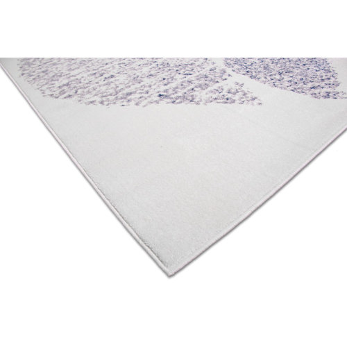 Oliver Gal Glitter Kiss Silver Area Rug & Reviews Wayfair