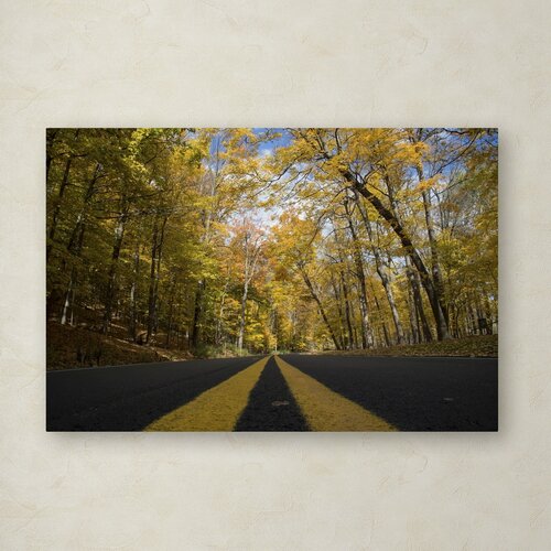 Trademark Fine Art Autumn Along the Valley Parkway by Kurt Shaffer