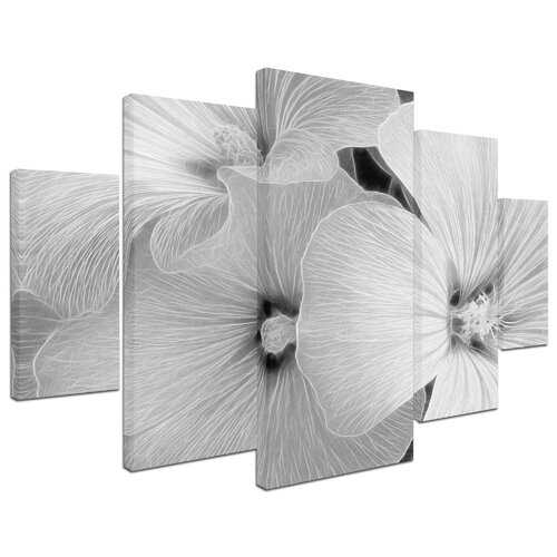 Trademark Fine Art Sheer Malva by Kathie McCurdy 5 Piece Photographic