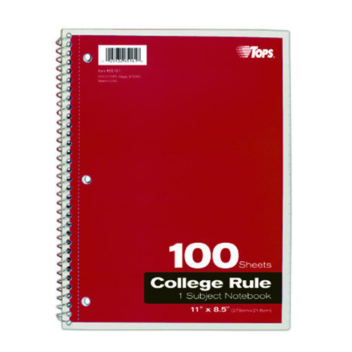 3 Hole Punched College Ruled Wirebound Notebook Wayfair