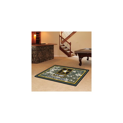 US Armed Forces US Army Area Rug by FANMATS