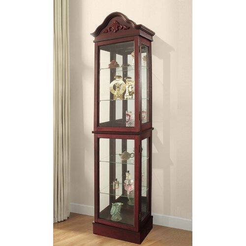 Jenlea Floor Standing Curio Cabinet And Reviews Wayfair 3412