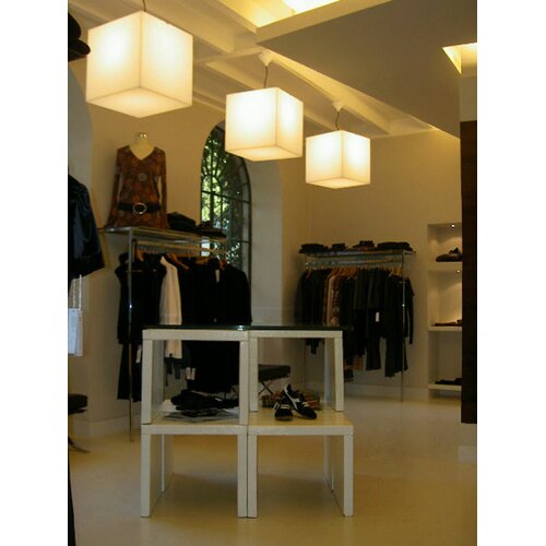 Cubo Geoline 1 Light Mini Pendant by Slide Design