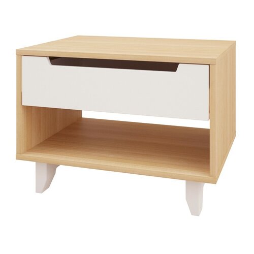 Nexera Nordik 1 Drawer Nightstand