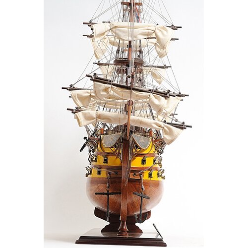 HMS Victory Painted Model Ship by Old Modern Handicrafts