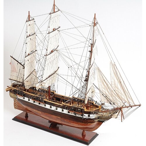 Large USS Constellation Model Ship by Old Modern Handicrafts