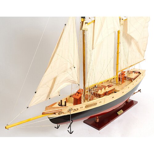 Old Modern Handicrafts Medium Bluenose Ii Painted Model Boat