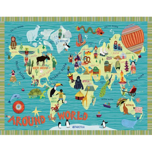 Around the World Canvas Art by Oopsy Daisy