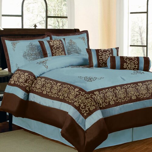 Nikita 8 Piece Comforter Set by Chic Home