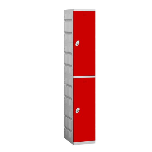 Unassembled Double Tier 1 Wide Locker by Salsbury Industries