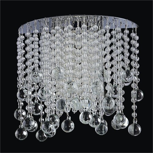 Crystal Rain 2 Light Wall Sconce by Glow Lighting