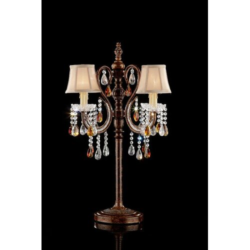 32" H Table Lamp with Bell Shade | Wayfair