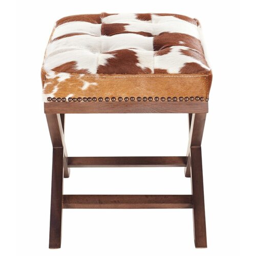 TOV Moo X Genuine Cowhide Ottoman