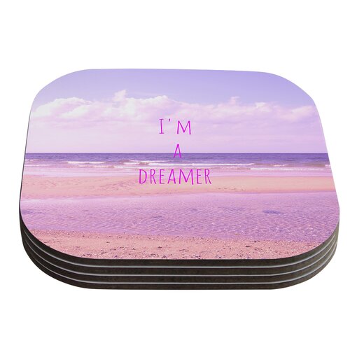 KESS InHouse Im A Dreamer by Iris Lehnhardt Coaster