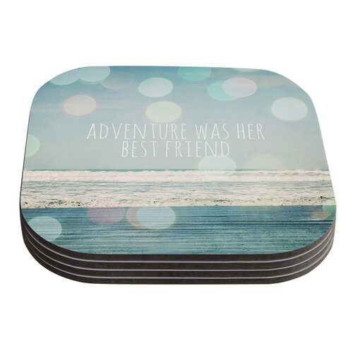 KESS InHouse Adventure Was Her Best Friend by Susannah Tucker Coaster