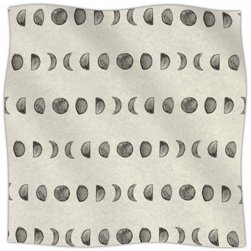 Phases of The Moon Fleece Throw Blanket Wayfair