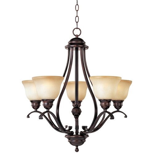 Linda EE 5 Light Chandelier by Maxim Lighting