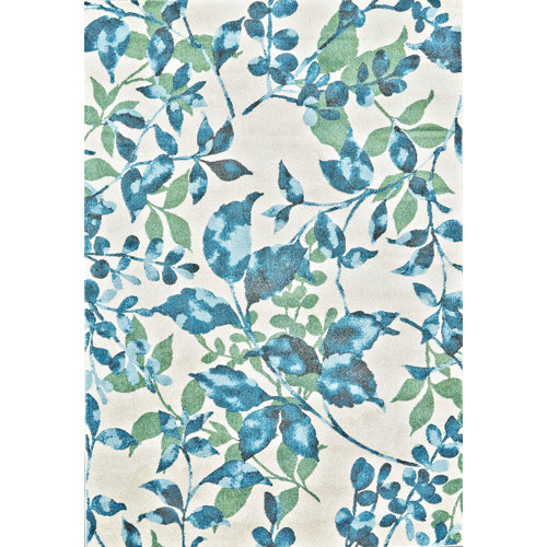 Harlow Sea Green/Blue Area Rug Wayfair