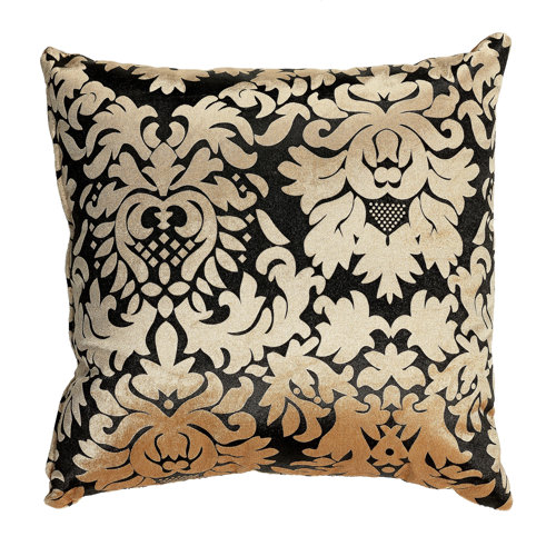 Cortesi Home Dama Damask Accent Throw Pillow & Reviews Wayfair