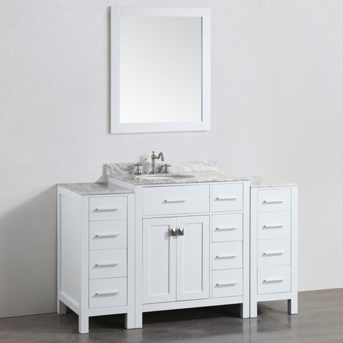 30quot; Single Bathroom Vanity Set with Mirror by Bosconi