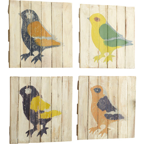 Birch Lane Multicolored Bird Wall Art & Reviews Wayfair