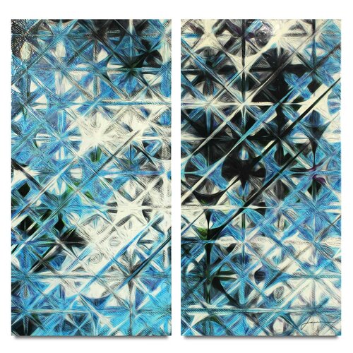 Starscreen IV 2 Piece Painting Print on Canvas Set by Vertuu Design